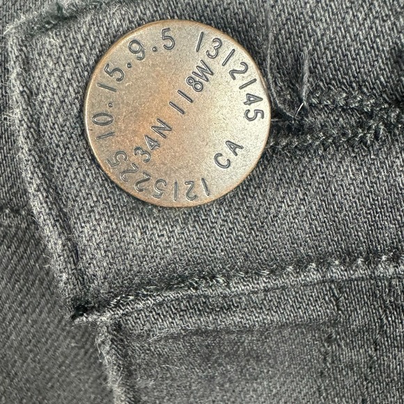 Current Elliott Women's Jeans 28 Black The Girl Crush High Waist Flare Jean - Picture 5 of 12